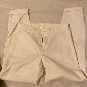 White skinny denim from H&M.